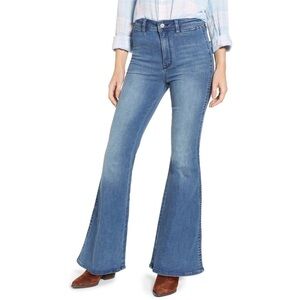 Brooke Flare Jeans Blue Denim High Rise 30 We The Free